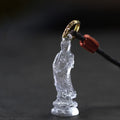 Zen Grace Hand-Carved Liuli Guanyin Pendant - Spiritual Protection Series