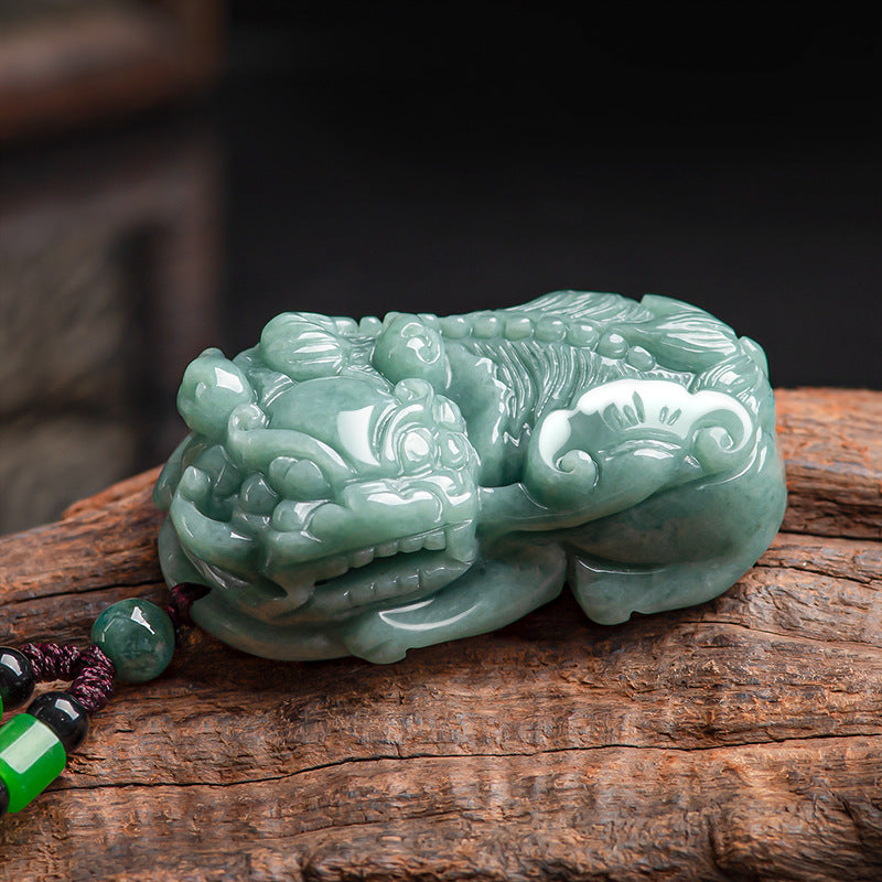 Imperial Wealth Guardian Pixiu Jade Pendant– Ancient Wealth & Protection Talisman