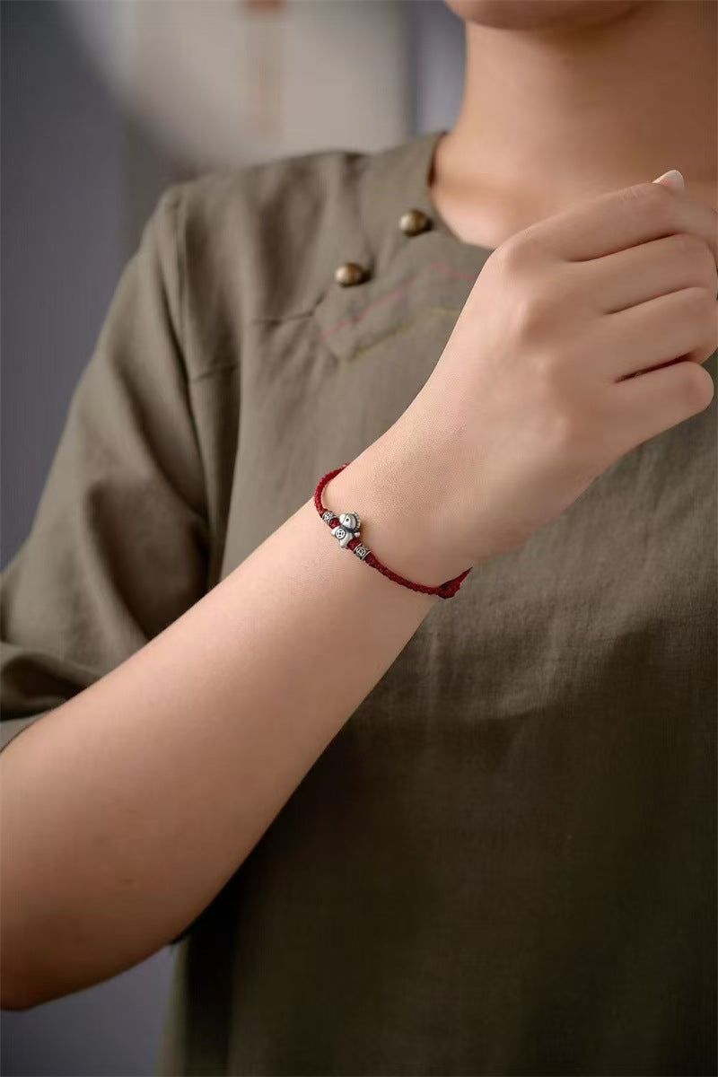 2026 Zodiac Horse Bracelet–Red String “Wealth Arrives Swiftly”