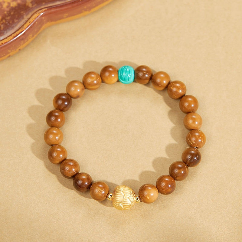 Overhead view of the Kuka lotus bracelet