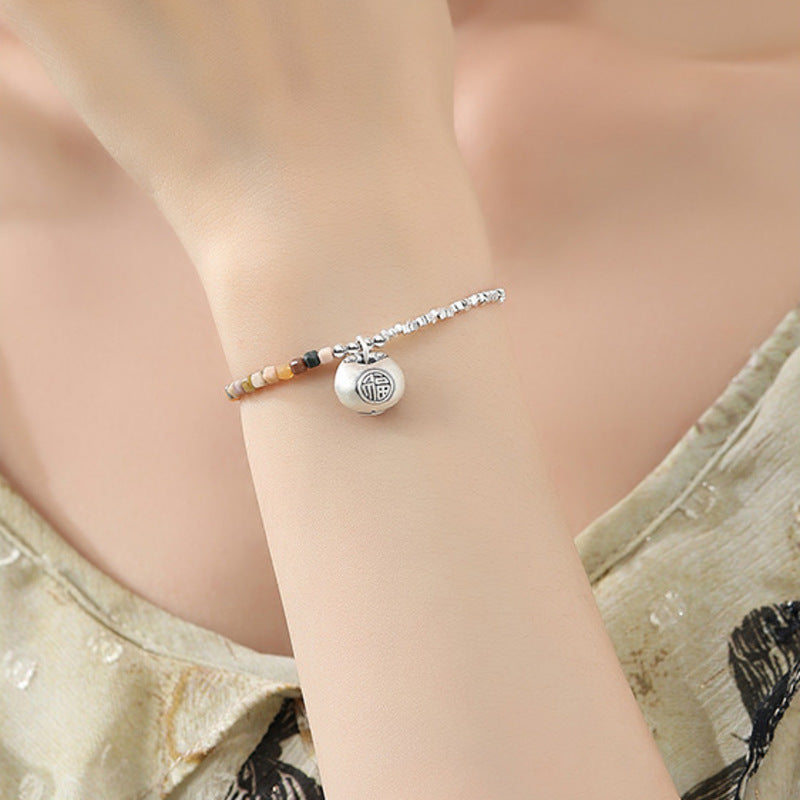 Agate fortune bag bracelet model