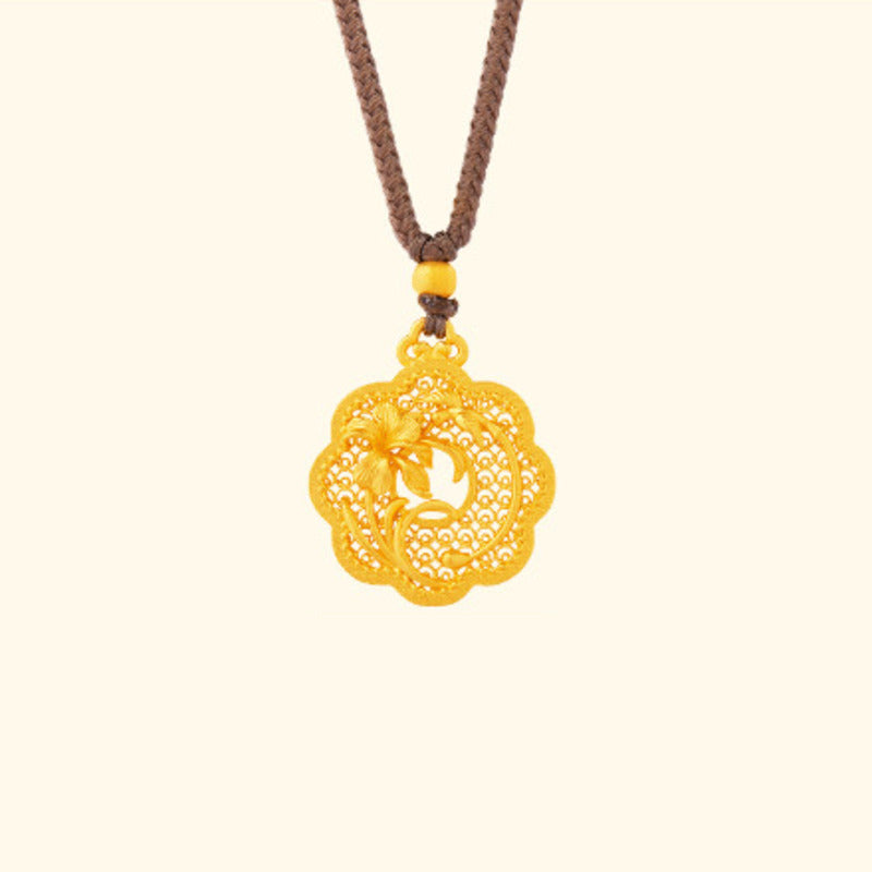 Original light-background orchid pendant photograph