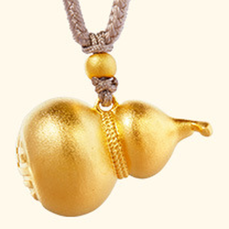 Original Style 1 gourd pendant photograph on cream
