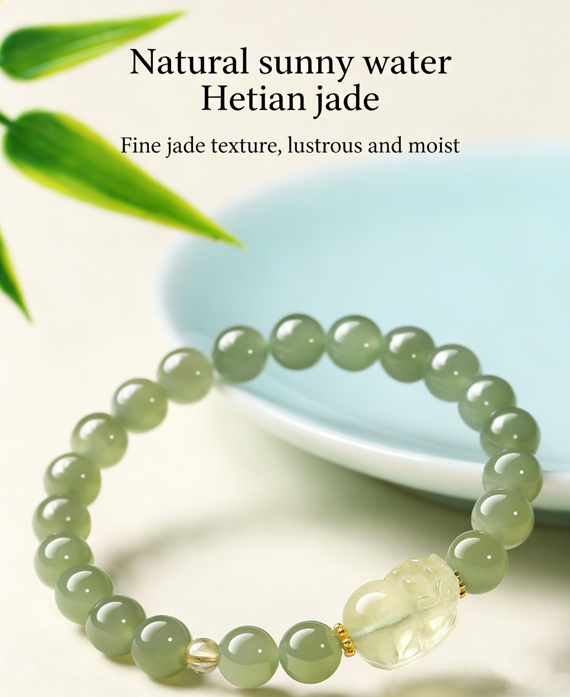 Hetian Jade & Citrine PiXiu Harmony Bracelet-The Wealth Guardian