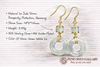 Natural White Jadeite Earrings-Spiritual Growth