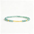 Calm Flow Blue Jade Bead Bracelet-Heart Awakening