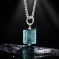 Inner Peace-Six-Syllable Mantra Ice Jade Pendant