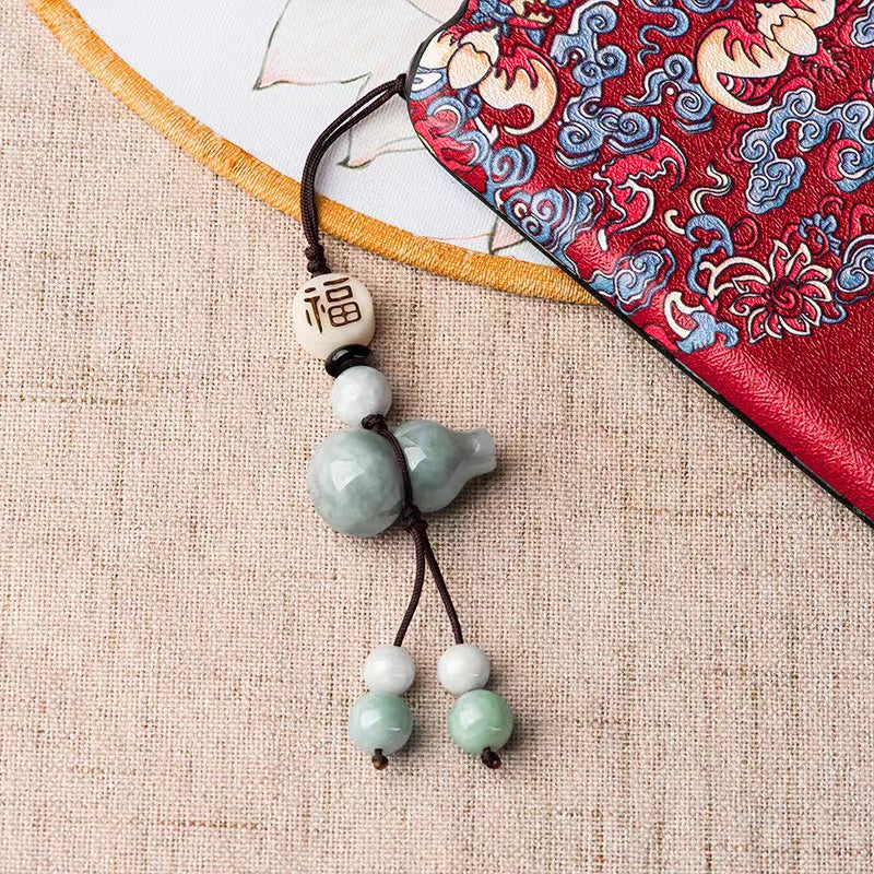 Jade Calabash Phone Chain-Fengshui Protecion
