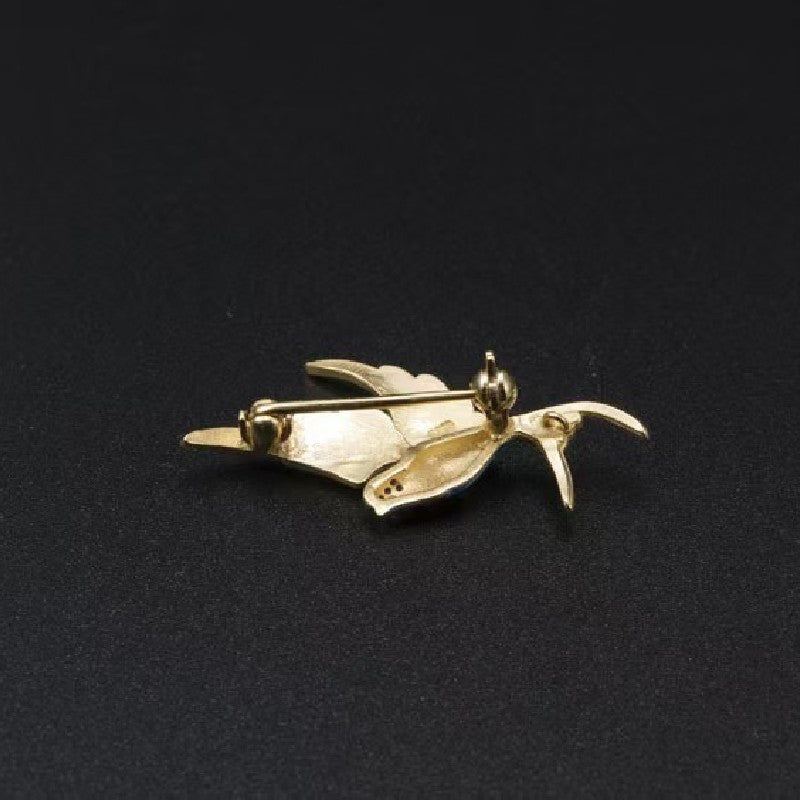 Cloisonne Swallow Pendant Necklace – Symbol of Hope, Freedom & Elegance