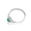 Grade A Jade Wealth Silver Ring(Adjustable)