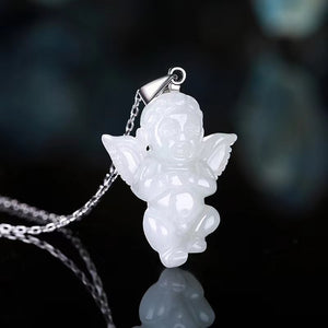 Guardian Angel Jade Necklace-Faith and Belief