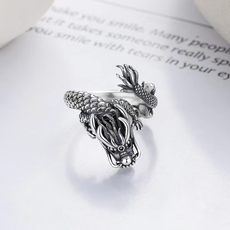 Legendary Dragon Silver Ring-2024 New Edition Adjustable