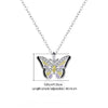 Enchanted Butterfly Silver Necklace -Transformation and Prosperity