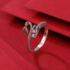 Vintage Dragon Silver Ring-Fortune Prosperity