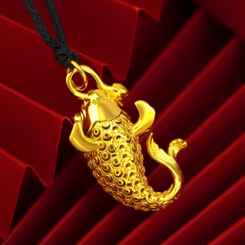 Wealth Koi Fish Pendant-Good Fortune and Prosperity