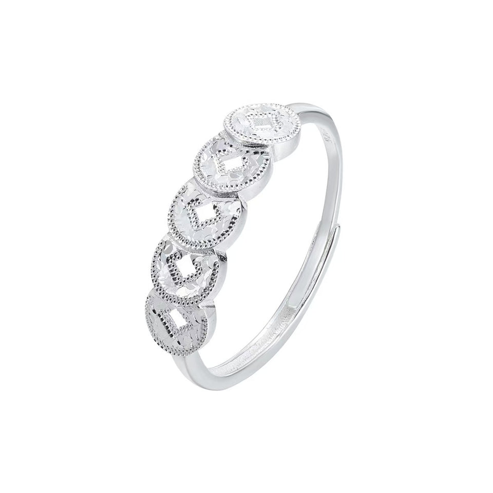 Five Emperor Coin Golden Ring–Prosperity & Protection