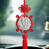 Jade Dragon Boat Car Hanging Ornament – Safe Journey & Success Charm with Red Tassel