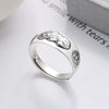 Wealth Pixiu Handmade Carved Silver Ring-Attract Luck