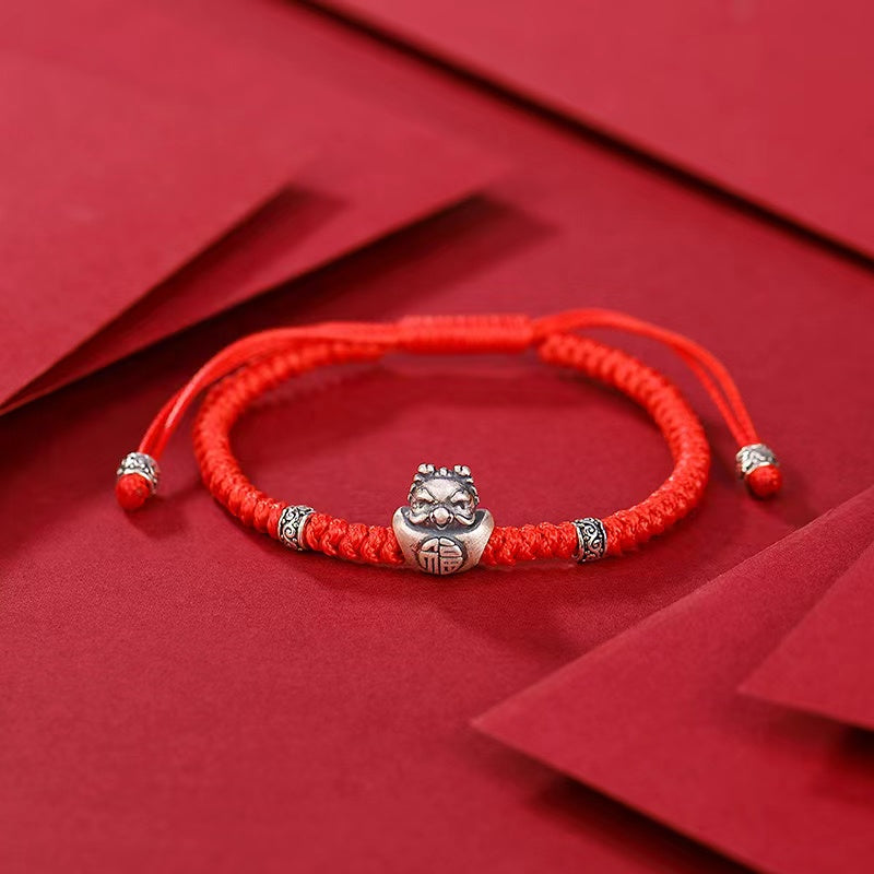 Wealth Ingots Red String Bracelet For Couple-Prosperity Abundance