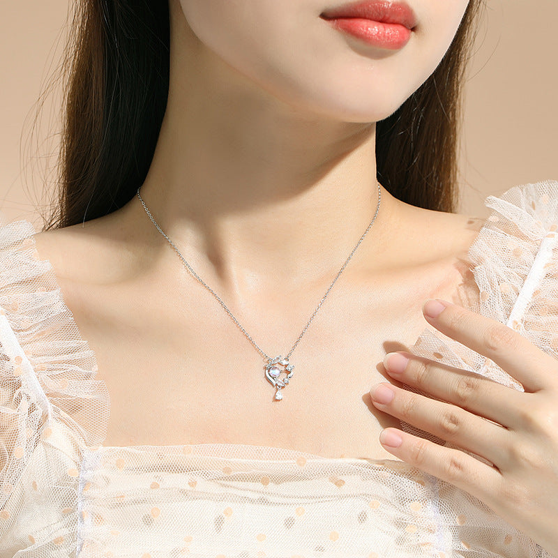 Flower & Vine Sterling Silver Necklace-Hope & Renewal