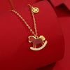 Red Agate “Fortune Horse” Necklace – Ride into Prosperity 2026 Limited Edition “Wealth Arrives Swiftly”