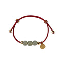 Lotus Flower Red String Bracelet-Purity and Perfection