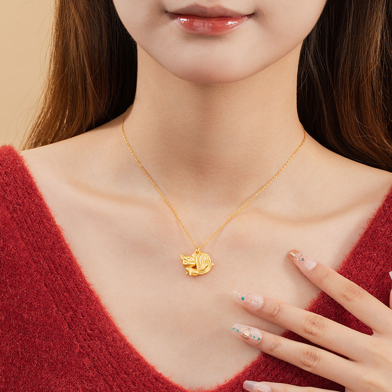 Nine Tail Fox Necklace-Love & Wisdom