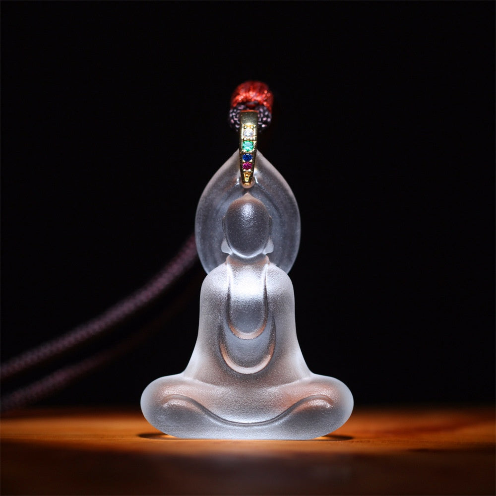 Formless Buddha Glaze Pendant–Peace, Protection & New Beginnings