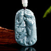 Blue Jadeite Koi Fish Pendant – Symbol of Abundance and Prosperity