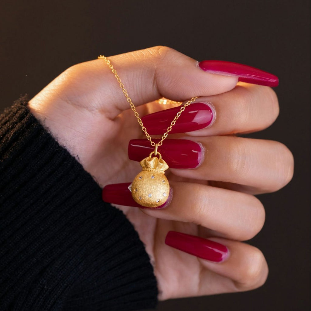 Blessings and Prosperity-Fortune Pouch Necklace