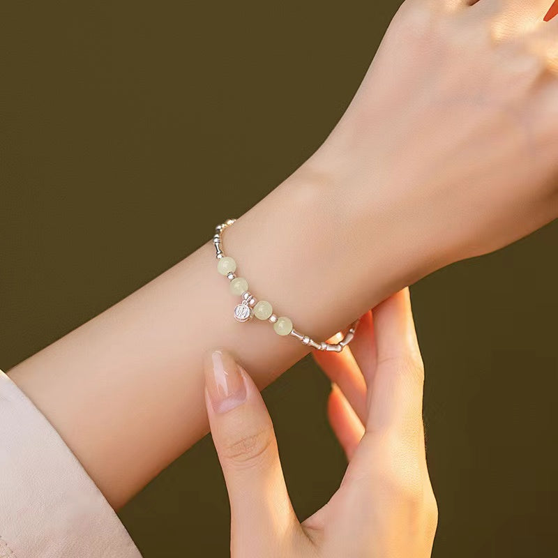 Wealth Coin Silver Bracelet-Good Fortune and Prosperity