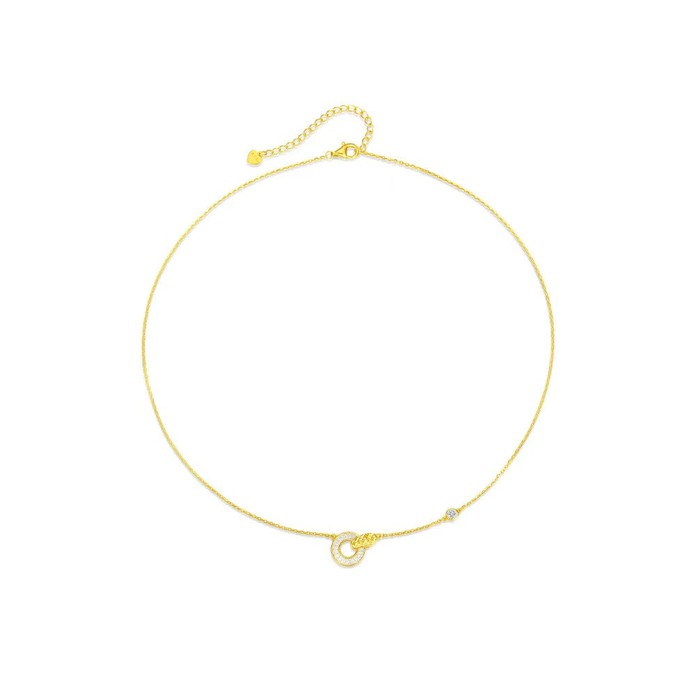 Dual-ringed Snake Necklace-Passion & Determination