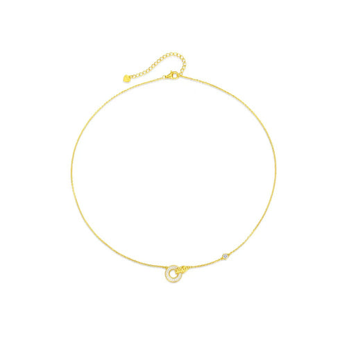 Dual-ringed Snake Necklace-Passion & Determination