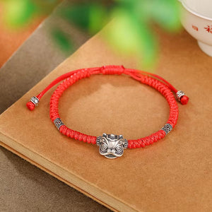 Fengshui Lion Red String Bracelet-Protection and  Prosperity