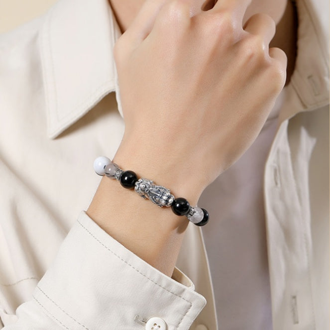Good Fortune Pixiu Cord Couple Bracelet-Welcoming Abundance