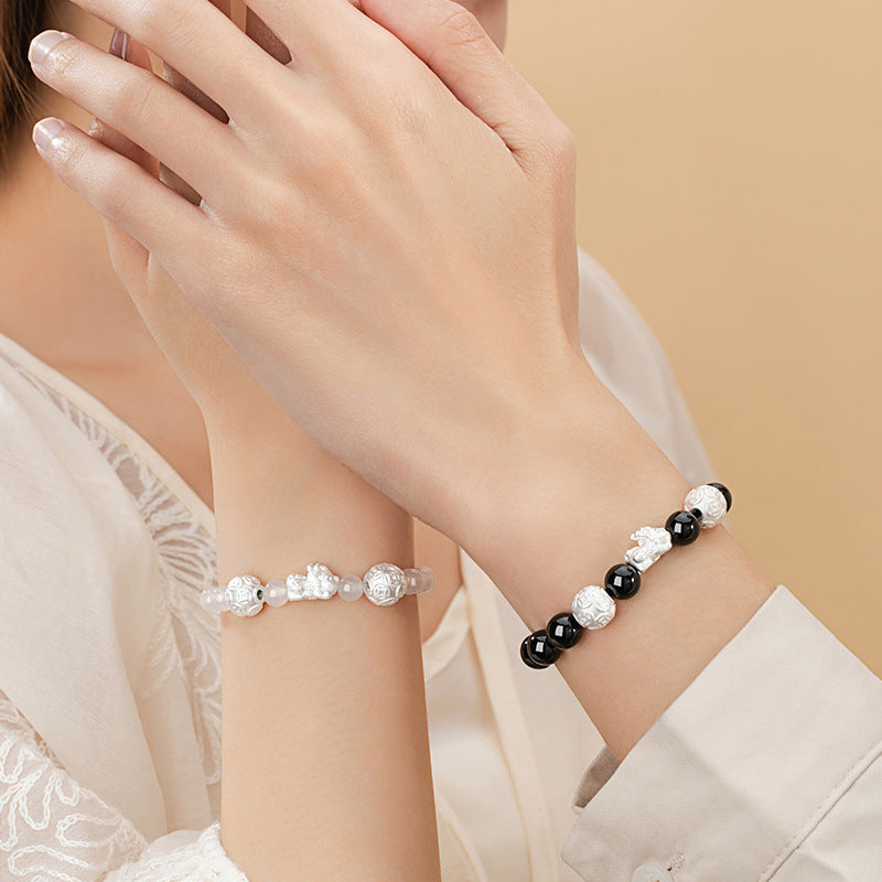 Pixiu Agate Bracelet-Lasting Love & Blessings