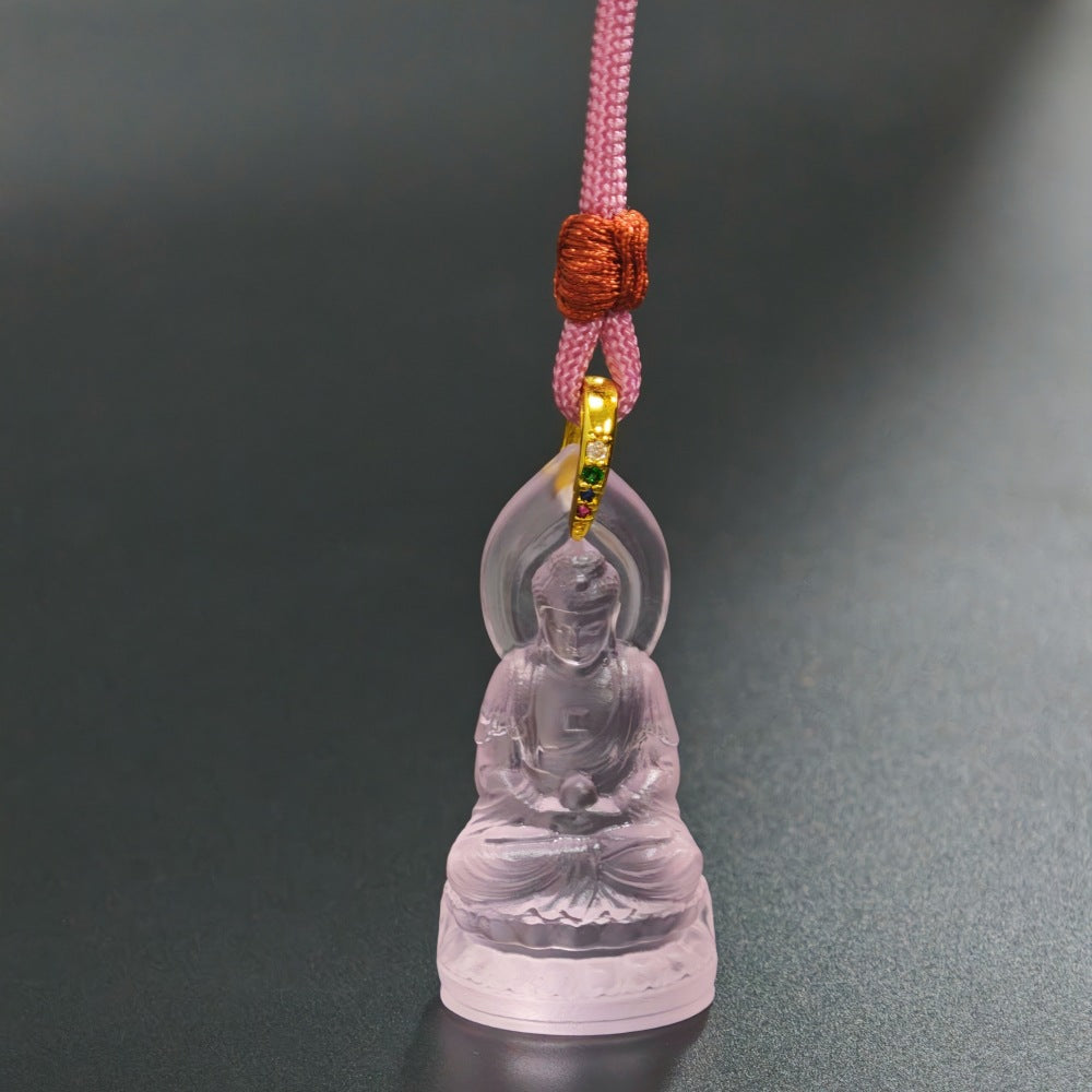 Amitabha Buddha Liuli Pendant – Peace, Blessings & Inner Serenity