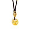 Twelve Gold Zodiac Peace-Guard Amulet Necklace Series