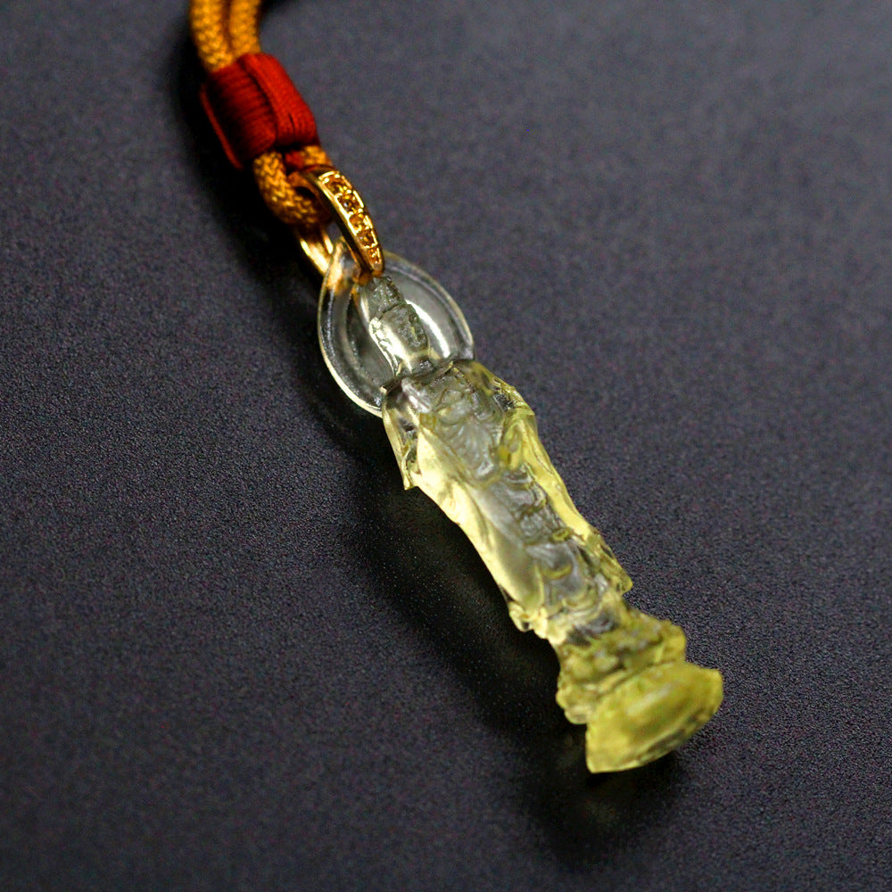 South Sea Guanyin Liuli Pendant – Peace, Guidance & Compassion
