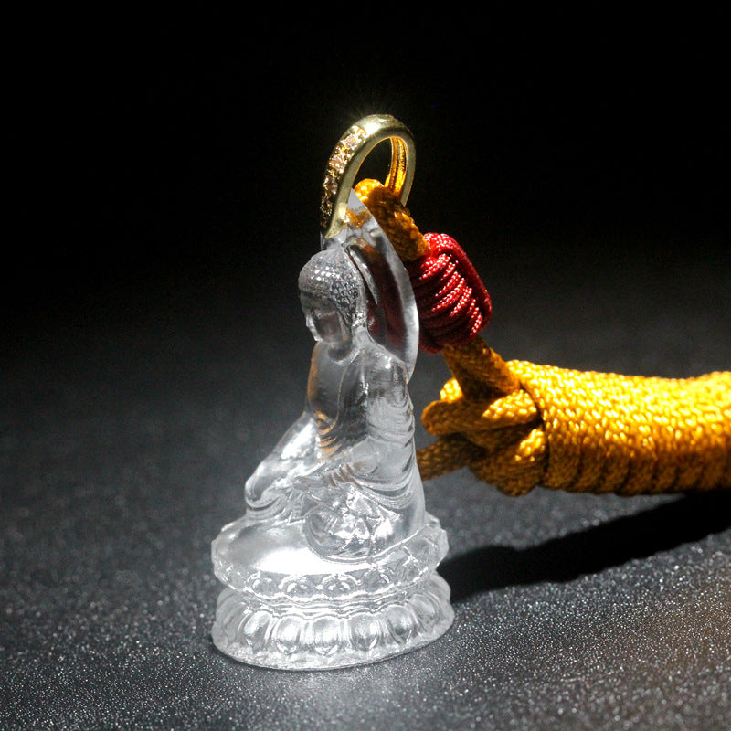 Sacred Shakyamuni Liuli Pendant for Peace & Alignment