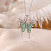 Natural Ice Jade Butterfly Necklace-Peace and Harmony