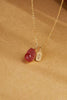 Strawberry Quartz Pixiu & Peace Amulet Pendant Necklace -Attract Luck& Peace