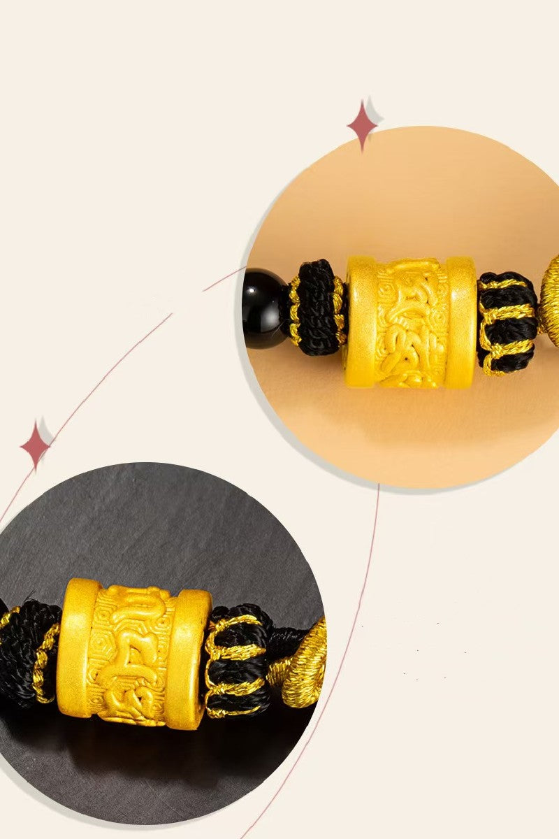 Tibetan Six True Words Handmade String Bracelet-Luck and Protection