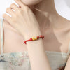 Pixiu Baby Bracelet with Cinnabar & Hetian Jade–Fortune Peace & Protection