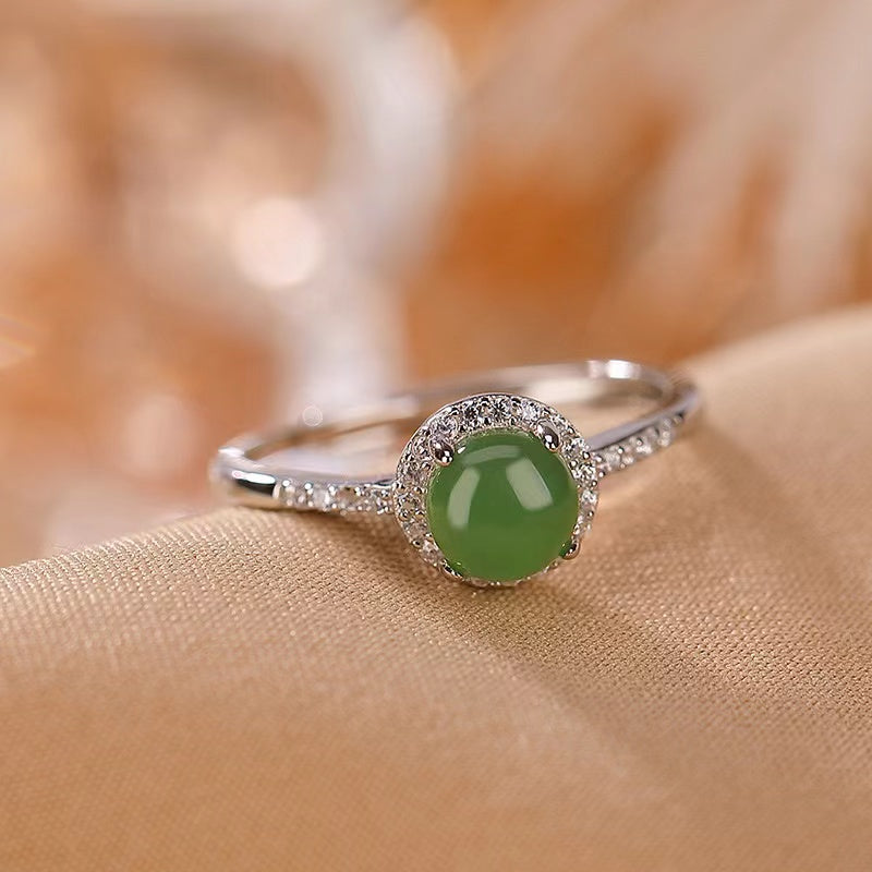 Green Jade Ring-Inner Peace