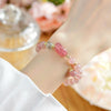 Radiant Affection Strawberry Quartz Pixiu Bracelet