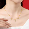 Money-Bloom Horse Necklace – S925 Gold Plated · Fortune, Luck & New Beginnings