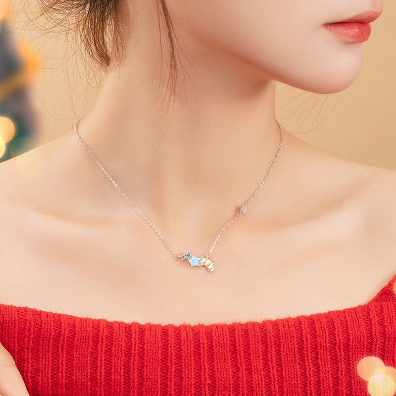 Christmas Stocking Sterling Silver Necklace-A Wish Together