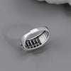 Wealth Pixiu Abacus Men Silver Ring-Career & Business Luck