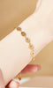 Rolling Fortune Coin Bracelet –18k Gold Plated 925 Sterling Silver